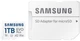 Карта памяти Samsung Evo Plus microSDXC 1TB UHS-I U3 V30 + SD-адаптер (MB-MC1T0SA/EU) - изображение 1