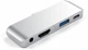USB-хаб Satechi Aluminum Type-C Mobile Pro Hub Silver (ST-TCMPHS) - зображення 2