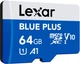 Карта пам'яті Lexar Blue Plus microSDXC 64GB UHS-I U1 V10 (LMSBLPL064G-BNANG) - зображення 2