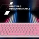 Klawiatura przewodowa Canyon OnType 10 TKL Low Profile USB Pink (CNS-HKB10P) - obraz 12