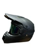Эндуро кроссовый мотошлем Helmet Black + очки Standard - изображение 1