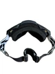 Мотошолом ендуро кросовий Helmet Sebastian + окуляри Profi Black прозоре скло - зображення 8
