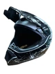 Эндуро кроссовый мотошлем Helmet White+ очки Profi Black 100% - изображение 2