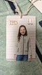Теплая кофта для девочки на молнии олимпийка Lily & Dan 134/140 (8-10Y) бирюзовый - изображение 5