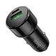Автомобильное зарядное устройство HOCO Z42 Light road dual port digital display PD20W+QC3.0 car charger 3A Black (6931474742544) - изображение 3