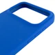 Чехол панель силиконовый Tech Protect Premium Soft-Touch Silicone Case Full Cover Protective для Apple iPhone 17 Pro Max (6.9") Синий / Capri Blue - изображение 3