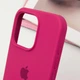 Чехол панель силиконовый Tech Protect Premium Soft-Touch Silicone Case Full Cover Protective для Apple iPhone 17 Pro Max (6.9") Красный / Rose Red - изображение 4