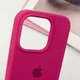 Чехол панель силиконовый Tech Protect Premium Soft-Touch Silicone Case Full Cover Protective для Apple iPhone 17 Pro Max (6.9") Красный / Rose Red - изображение 5