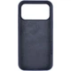 Чехол панель силиконовый Tech Protect Premium Soft-Touch Silicone Case Full Cover Protective для Apple iPhone 17 Pro Max (6.9") Темно-синий / Midnight blue - изображение 5