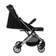 Коляска прогулянкова MoMi ESTELLE LIGHT Black-Silver - зображення 7