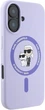 Etui plecki Karl Lagerfeld Silicone Karl&Choupette Heads Ring MagSafe do iPhone 16 Pro Purple (3666339318734) - obraz 4
