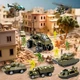 Развивающий набор 14 в 1 TEMI SX600-36A музыкальный трейлер с военной техникой и солдатиками - изображение 2