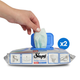 Вологі серветки Sleepy Easy Clean з активною піною для прибирання ванної кімнати, 30 шт - зображення 2
