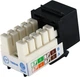 Модуль EPNew KeyStone RJ45 UTP cat 5e, 6, 6a Slim W - 16.6 мм Черный (GKTVM-U0BK) - изображение 2