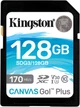 Карта пам'яті Kingston Canvas Go! Plus SDXC 128GB UHS-I U3 V30 (SDG3/128GB) - зображення 1