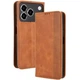 Чохол Deexe Retro Style для ZTE Blade A76 - Brown - зображення 1