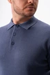 Джемпер поло трикотаж K.O.R 0207 Синий (blue) L - изображение 5