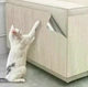 Антикіготь Захисне покриття для дивану меблів та шпалер 60х60 см Cat Protect Кігтеточка самоклеюча Молочний 1 шт - изображение 3