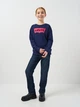 Прямые джинсы Levi's Ribcage Straight Ankle для девочки Темно-синий (312 pvu retrograde (164 (16A)) - изображение 1