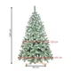 Сосна декоративна Springos Premium Royal Trees засніжена з шишками 240 см (5907719493770) - зображення 3