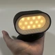 Настенный аккумуляторный сенсорный LED светильник с ДУ и вращением на 360° овальный черный - изображение 2