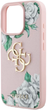 Панель Guess Grained Roses Big 4G для Apple iPhone 16 Pro Max Pink (3666339427108) - зображення 5