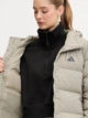 Пуховик зимний женский Adidas Helionic Climawarm JX3027 L Светлый хаки (4068811675493) - изображение 10