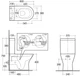 Унитаз-компакт RAK Ceramics Resort RST17AWHA + RST10AWHA + RESC0004 безободковый с сидением Soft Close дюропласт - изображение 3
