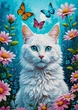 Пазл Белый Кот - White Cat (Enjoy-2140) - изображение 5