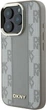 Etui DKNY Checkered Pattern Magsafe do Apple iPhone 16 Pro Max Beige (DKHMP16XPCPVSLE) - obraz 2