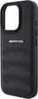 Панель AMG Leather Debossed Lines Black Logo для Apple iPhone 16 Pro Max Black (AMHCP16XGSEBK) - зображення 6