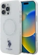 Etui U.S. Polo Assn IML Ring MagSafe do Apple iPhone 16 Pro White (USHMP16LHOCLDPW) - obraz 1