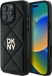 Панель DKNY Quilted Stack Logo для Apple iPhone 16 Pro Black (DKHCP16LPQDSLK) - зображення 1