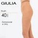 Женские капроновые колготки в сеточку Giulia HUSH 40 (6) 4 Brown-caramel, эластичные Джулия - изображение 1