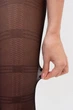 Женские колготки Giulia MEGAN 40 (8) 3 Black-nero капроновые колготки в полоску - изображение 4