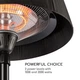 Инфракрасный обогреватель blumfeldt Venice Heat Stand Черный - изображение 8