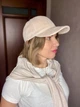 Тепла кепка бейсболка вельветова на флісі демісезонна (чоловіча, жіноча) молочна - зображення 6