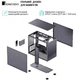 Корпус JONSBO D32 STD MESH Black - изображение 8