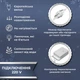 Гирлянда роса штора 3х3 метра 10 нитей 200 LED белый гирлянда штора на окно 8 режимов прозрачный провод - изображение 4