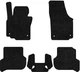 Ворсові килимки EVAtech Standard в салон авто для Volkswagen Golf Plus AT 2005-2009 1 покоління Minivan EU чорний кант (VW3332CV5AV4VEB) - зображення 1