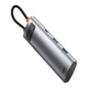 Порт-репликатор Baseus 7-in-1 Metal Gleam Series Type-C to HDMI+USB+SD/TF Docking Station (WKWG020113) - изображение 4
