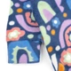 Комбинезон на молнии Dexter`s флис flower lilac 68 см синий - изображение 4