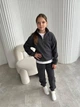 Флісовий, костюм на дівчинку, без капюшону мод KID-001, графіт, 110-116 - изображение 4