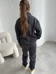 Флісовий, костюм на дівчинку, без капюшону мод KID-001, графіт, 110-116 - изображение 7