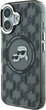 Панель Karl Lagerfeld IML Monogram Karl&Choupette Head MagSafe для iPhone 16 Black (3666339318369) - зображення 2