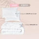 Набор одеяло с подушками IDEIA - CloudDream исскуственный пух 200x220 + 50x70 (2 шт) евро - изображение 2