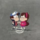 Акриловая коллекционная фигурка Chibi Гравити Фолз Диппер и Мэйбл 10 cм - изображение 1