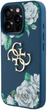 Панель Guess Grained Roses Big 4G для Apple iPhone 16 Pro Blue (3666339427399) - зображення 2