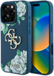 Панель Guess Grained Roses Big 4G для Apple iPhone 16 Pro Max Blue (3666339427405) - зображення 1
