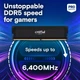 Оперативная память DDR5 64 Gb (6000 MHz) (Kit 32 Gb x 2) Crucial Pro Overclocking (CP2K32G60C40U5B) - изображение 2